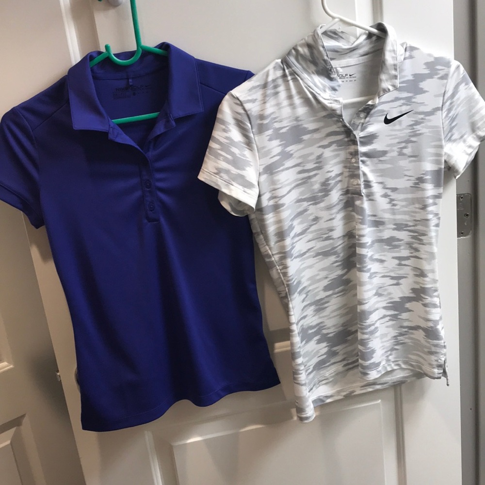 Nike Women’s  Dri Fit collared shirts